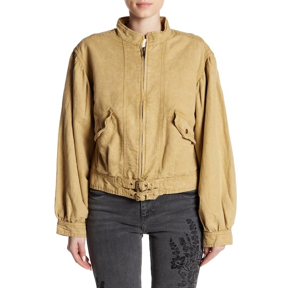 Free People Poet Blouson Sleeve Jacket - Picture 6 of 9